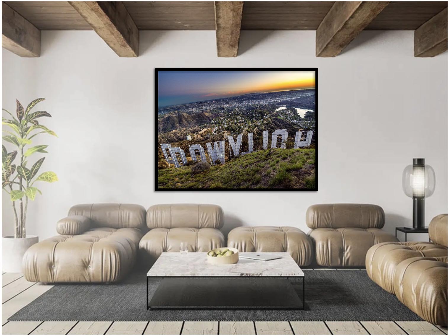 Hollywood Sign, From Behind – Impressions by Cassandra Plavoukos